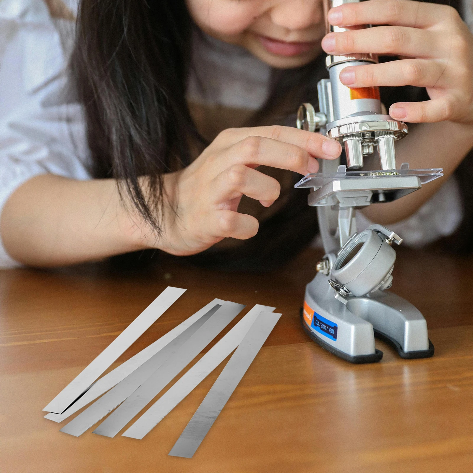 

6pcs Spring Copper Strip School Lab Home Use Physics Elasticity nickel anode copper strips electroplating zinc rods