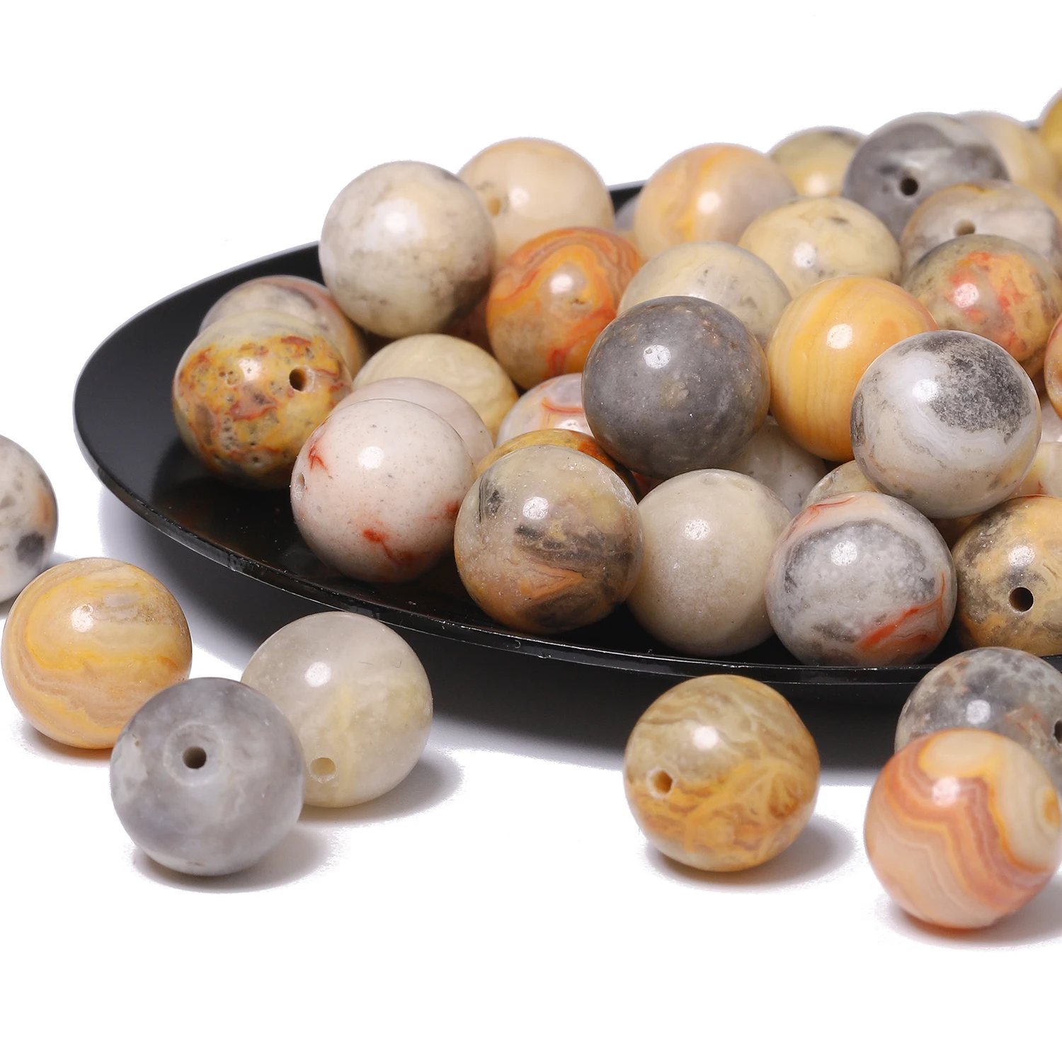 Natural Crazy Agate Beads 4/6/810/12mm Round Loose Spacer Bead For Jewelry Making Diy Necklace Bracelet Crafts Accessories