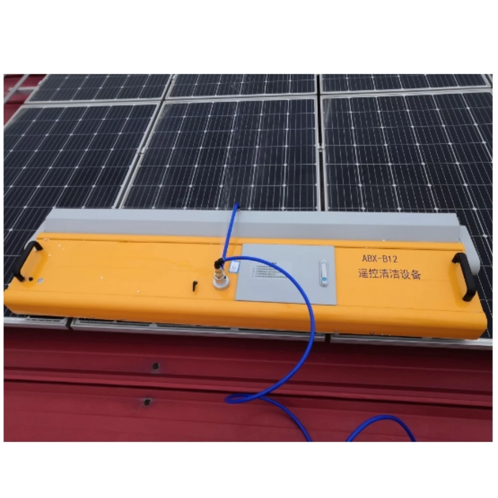 Photovoltaic remote control robot cleaning equipment/roof distributed remote control cleaning machine/