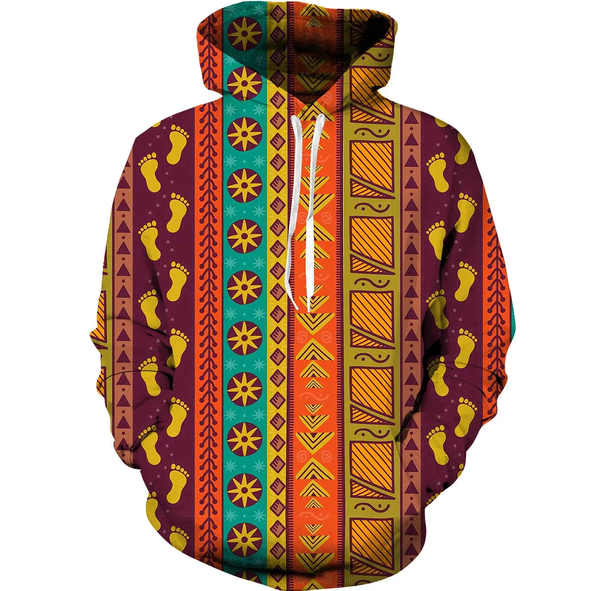 African Folk-custom Pattern 3D Printed Unisex Hoodies Streetwear Men Hip Hop Style Long Sleeve O-neck Men's Hooded Sweatshirts