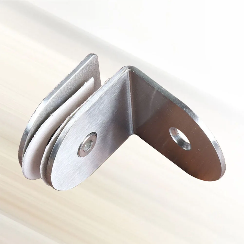 Uchwyt mocujący do kabiny prysznicowej ze stali nierdzewnej do szkła hartowanego o grubości 8-12 mm, do drzwi, okien, balustrad, uchwyt do szkła łazienkowego.