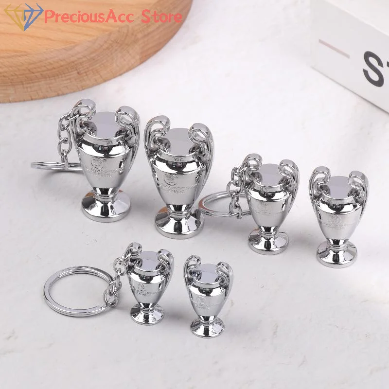 إسبانيا إيطاليا دوري أبطال أوروبا الكأس نموذج زخرفة ديكور المفاتيح قلادة هدية تذكارية