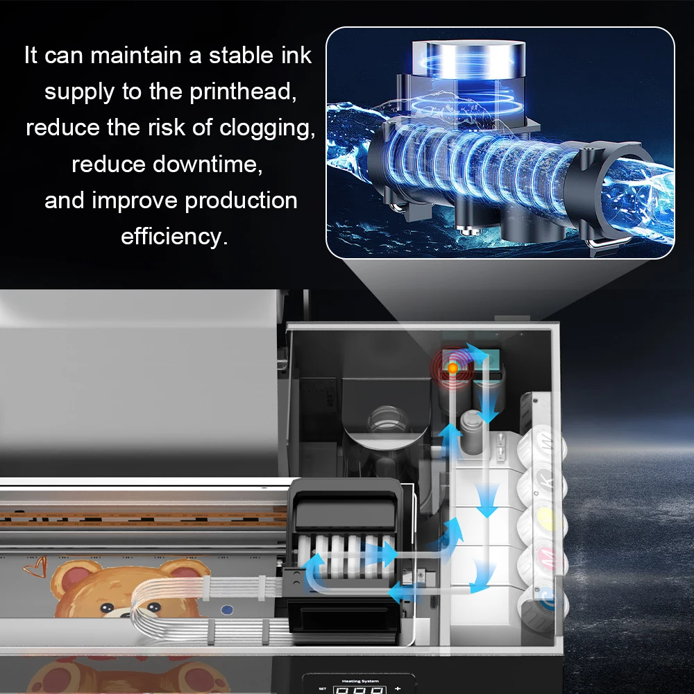 DTFプリンター A4 L805 DTFプリンター 直接転写プリンター ジーンズ用 インク付き 繊維生地 Tシャツ印刷機 A4 DTF