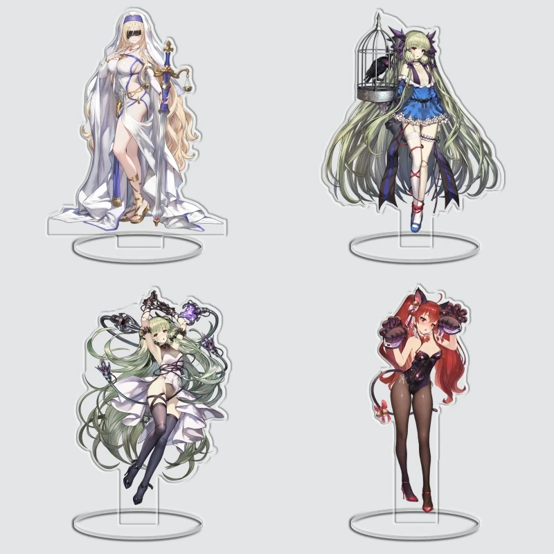 لعبة أنيمي Browndust2 حامل أكريليك Hikage Yumi Liberta Roxy Eris Goblin القاتل Orcbolg الشكل حامل لوحات الهدايا لعبة مزخرفة #1