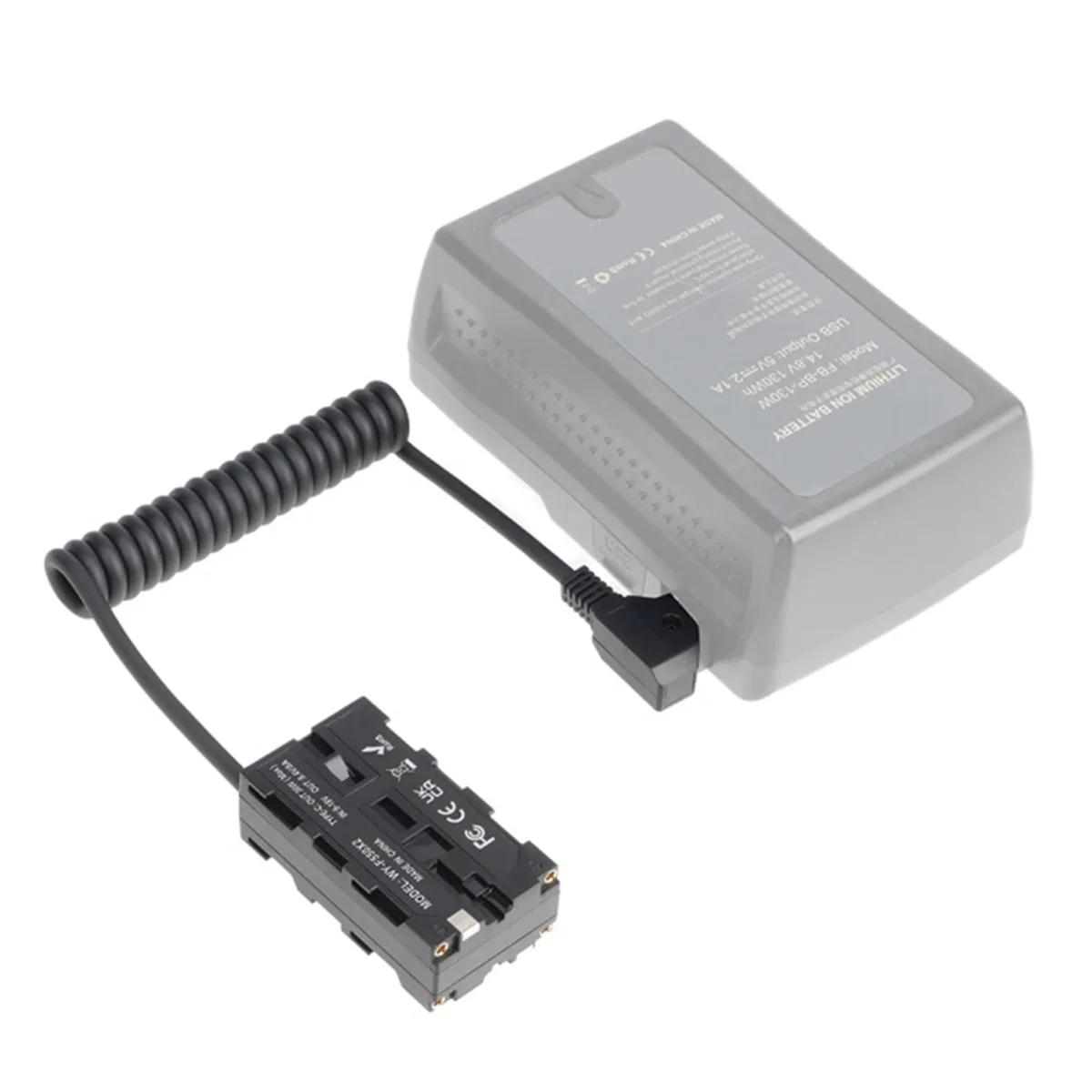 AAAE-пустышка аккумулятора D-TAP к NP-F550 для NP-F550/F750/F970, двухсторонний адаптер питания-пустышки аккумулятора для монитора/камеры