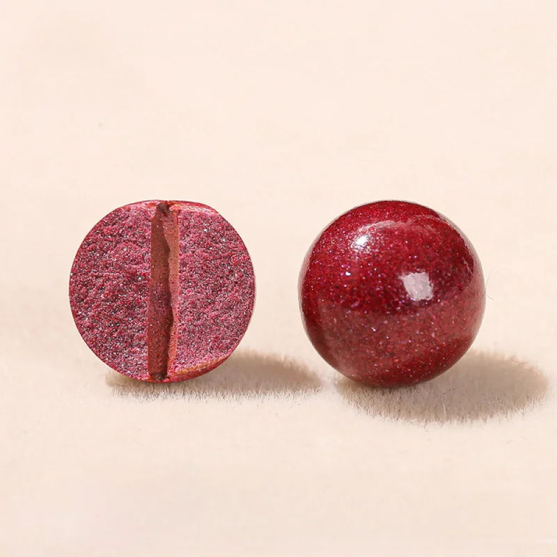 

10pcs 4mm Natural Raw Mineral Cinnabar Loose Beads, Imperial Cinnabar, Purple Gold Cinnabar Diy Ornament