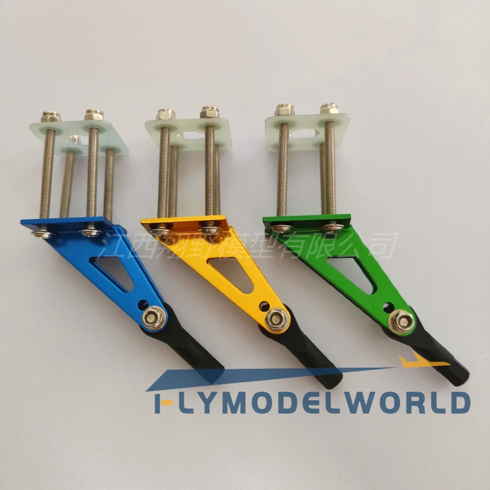 Factory direct supply, four-point aluminum alloy rocker arm, fixed wing machine rudder angle M3 ball head buckle, model accessor
