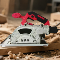 220V 1350W Electric Circular Saw 4 Inch 125mm Multifunctional Cutting Machine Dustless Woodworking Saw Power Tool 12800 RPM