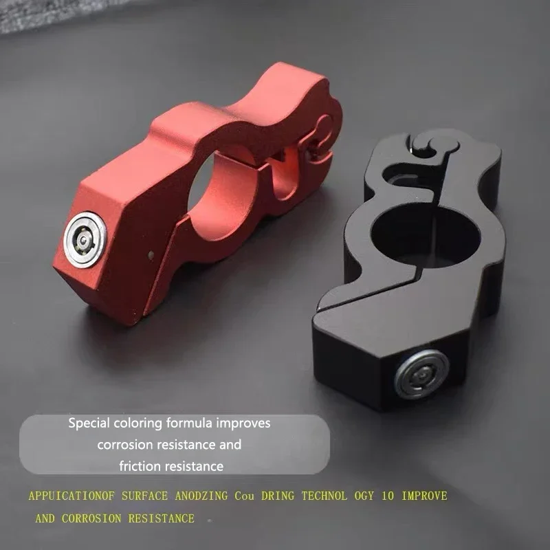 2 Keys Motorcycle Handlebar Lock Anti-theft Lock Motorcycle Electric Vehicle Aluminum Alloy Lock Solid Imitating Steal Locks image 5