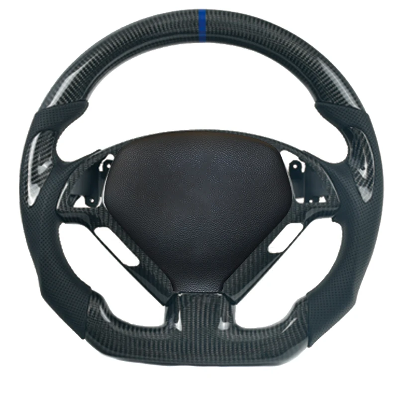

Carbon Fiber Steering Wheel Suitable G37 2009 2010 2011 2012 2013 Models Carbon Fiber Gear Shift Racing Wheel Custo
