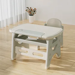 Table et chaise de lecture pour enfants paresseux, table de jeu en plastique pour l'éducation précoce, table de jouet pour tout-petits à la maison