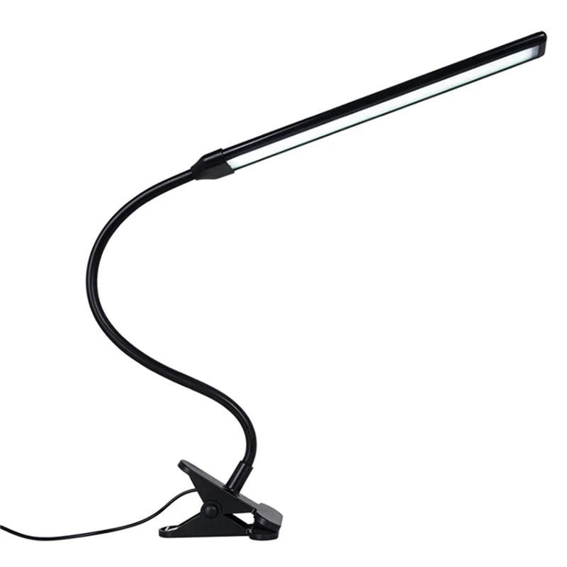 AA76-2X مصباح حامل LED بمشبك مع تقنية Clearsun LED، ضوء المشبك، رقبة مرنة قابلة للتعديل للإضاءة الدقيقة