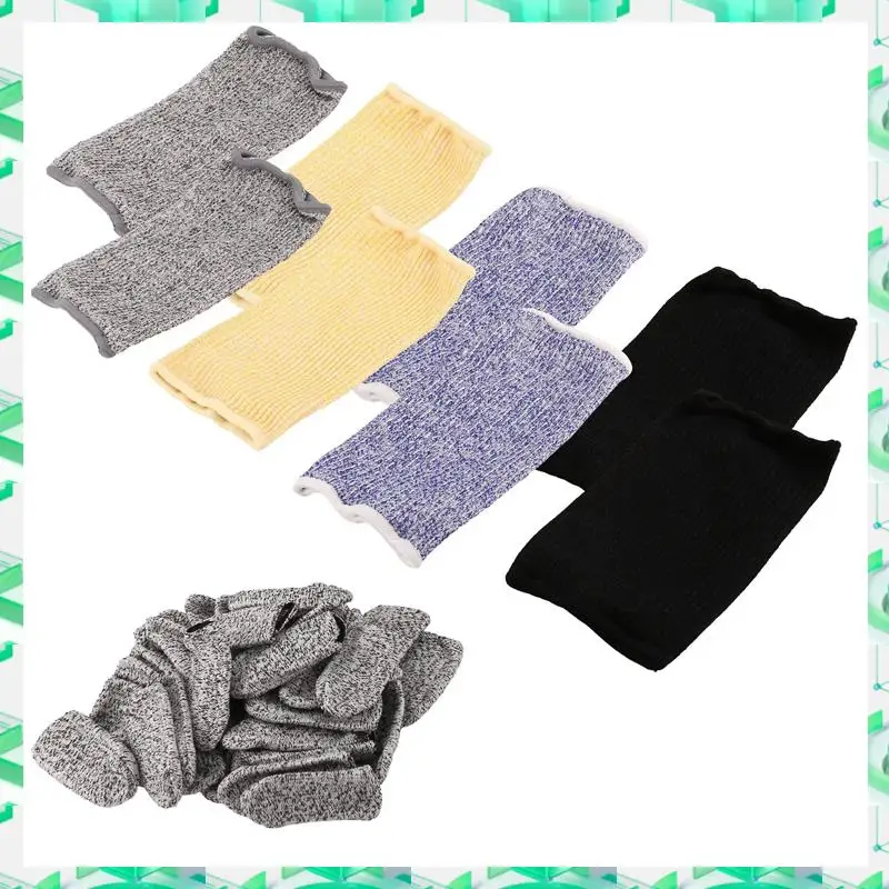 

3C Electron 4Pair Cut Burn Resistant Sleeves Arm Protection Sleeves Forearm Protectors For Thin Skin And Bruising With Finger Co