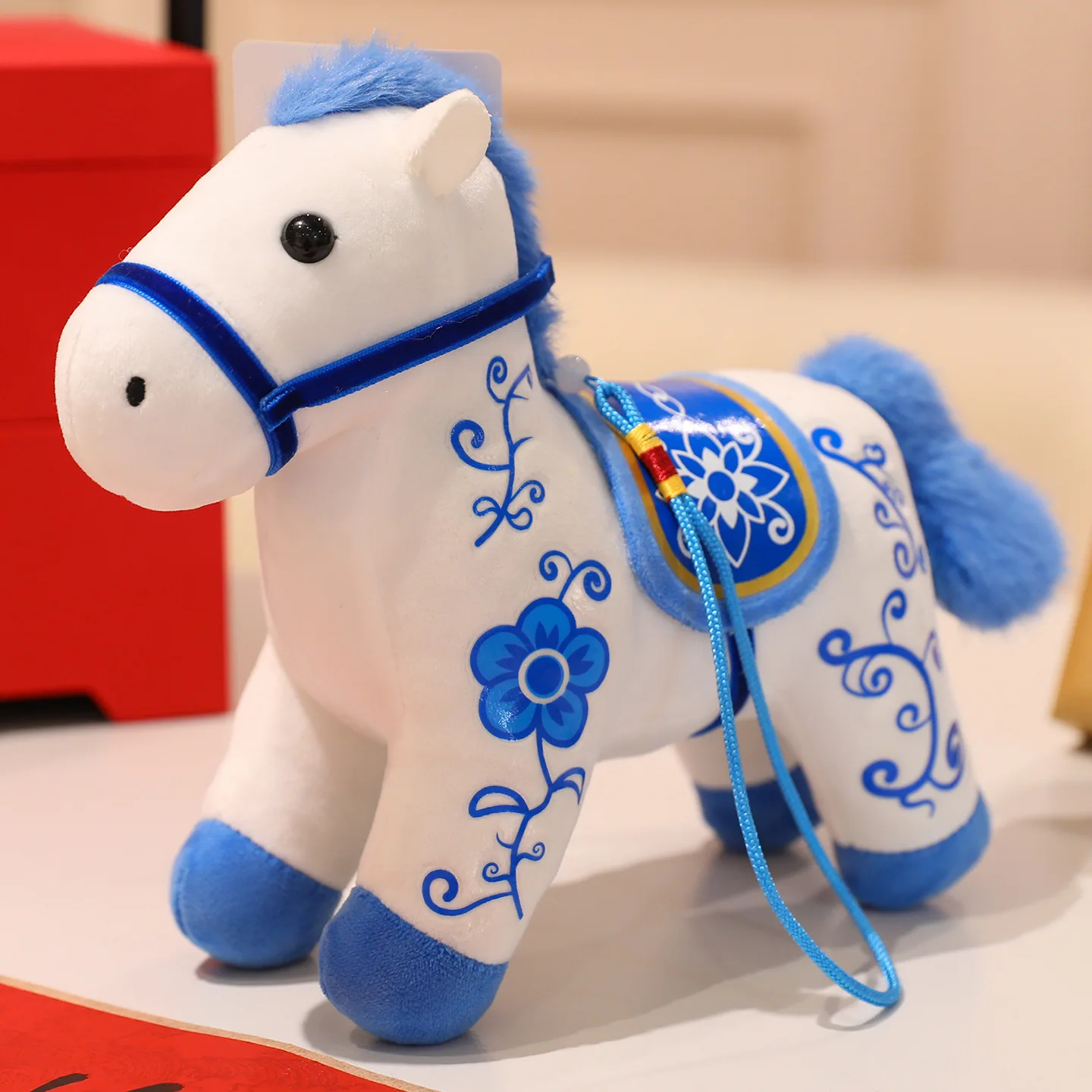 2026 Nieuwe Kawaii Foal Knuffel Gevulde Pop voor Kinderen Verjaardag Kerstcadeau Jaar van het Paard Mascotte Dier Plushie Groothandel