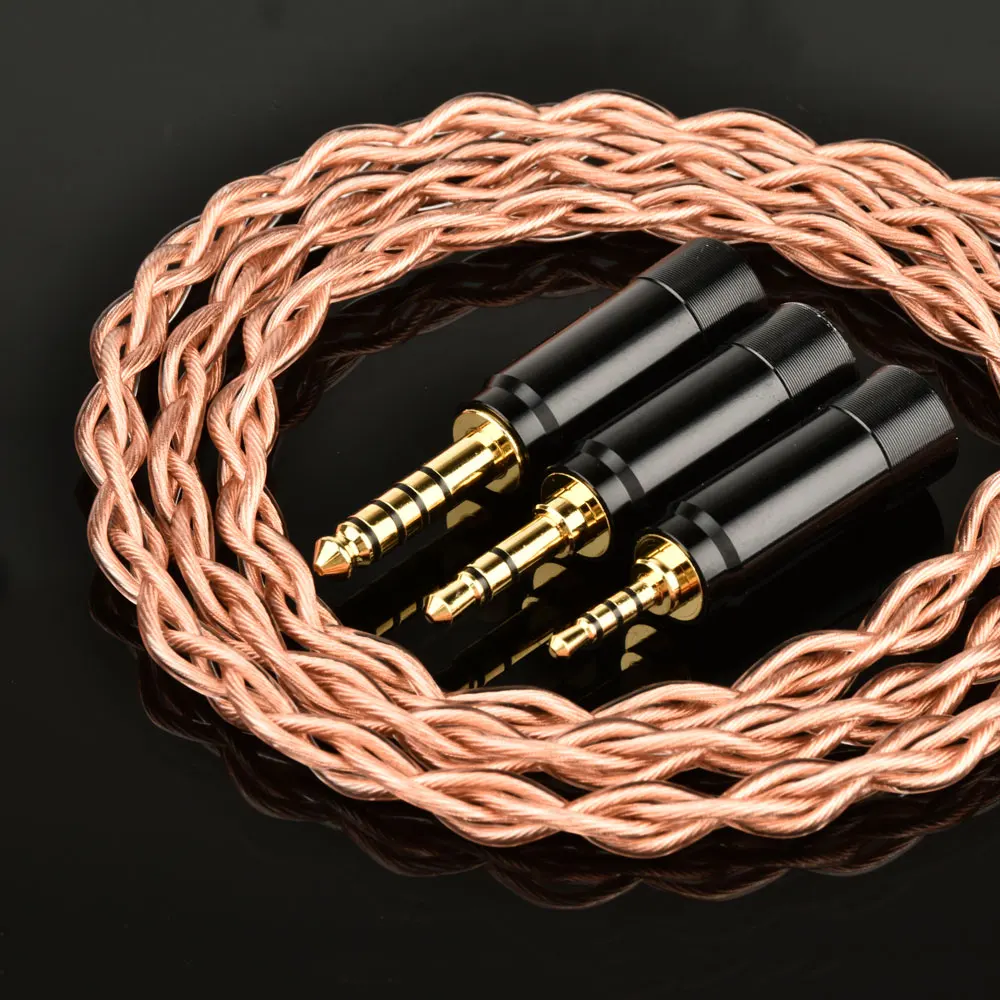 Tiandirenhe new 3 in1 0.78 Earphone cable high purity 100% monocrystalline copper High fidelity lossless transmission Suitable