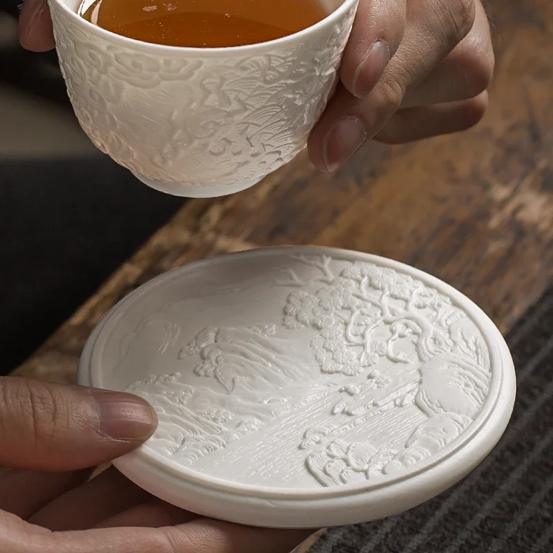 High end ceramic host cup, single teacup, business gift, birthday, Father's Day, Valentine's gift, tea set