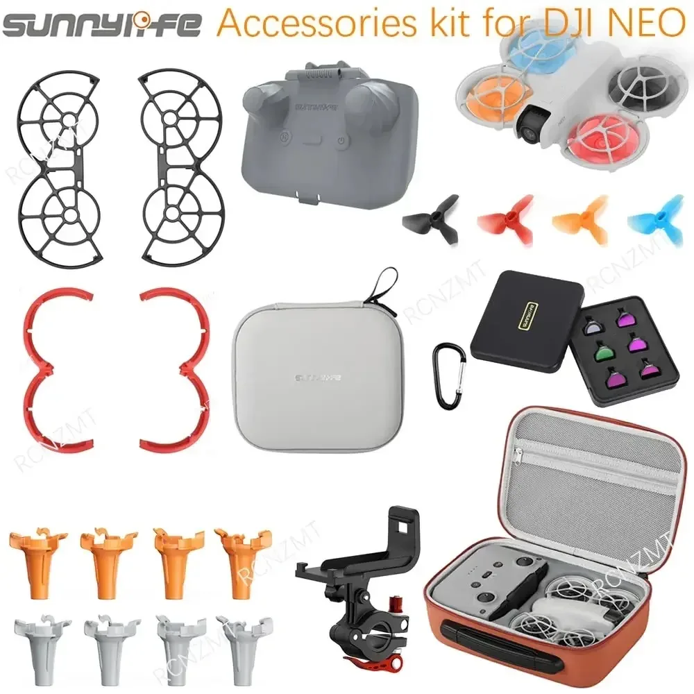 Accessories Kit Protector for DJI NEO Bag Case Propeller Guard Landing Gear RC N3 Controller Cover Tablet Sun Hood Holder Filter