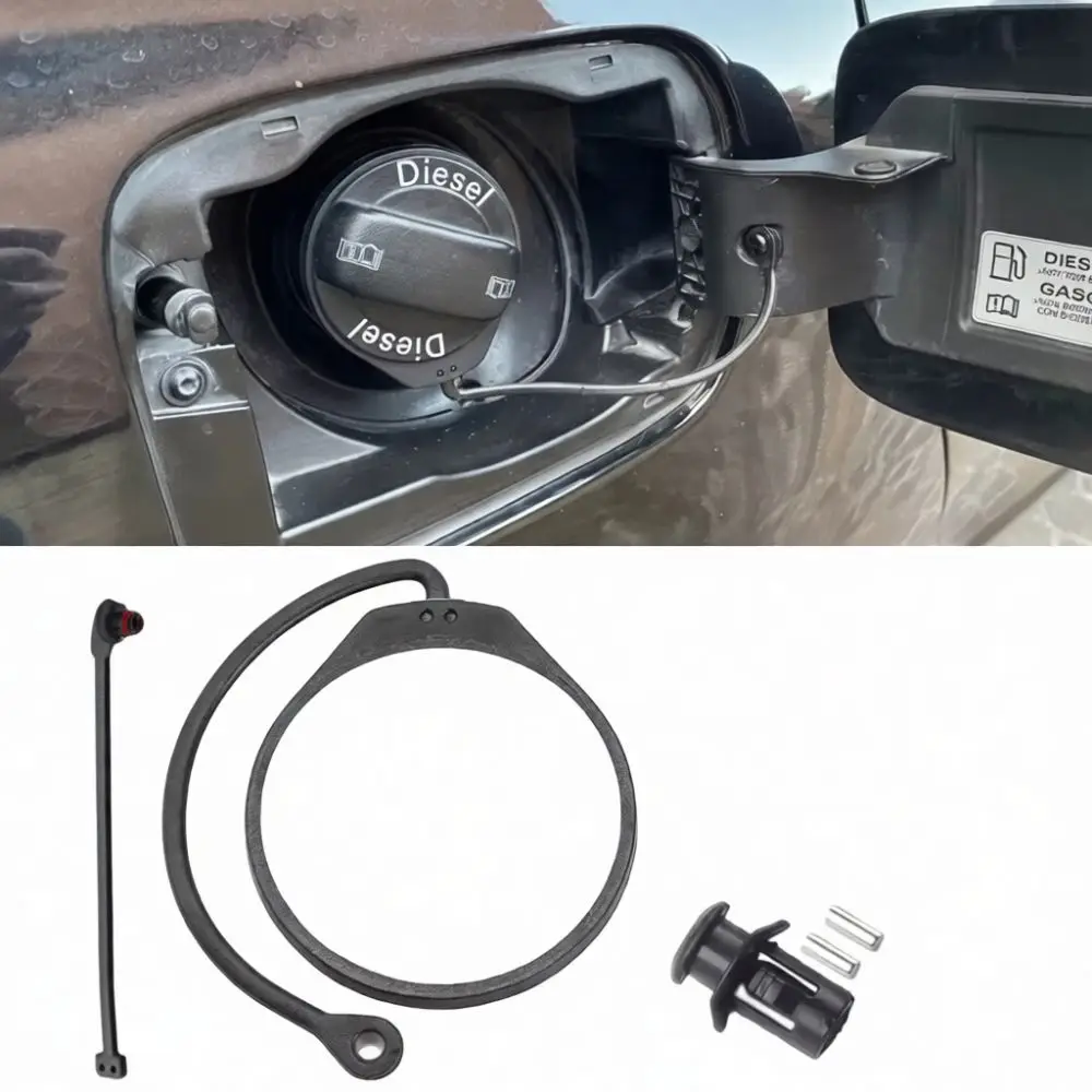 Anti Lost Rope For Vw Golf Audi A3 A4 A6 Q5 Q3 Fuel Tank Cap Replacement Gas Filler Cover Tether Car Accessories Parts