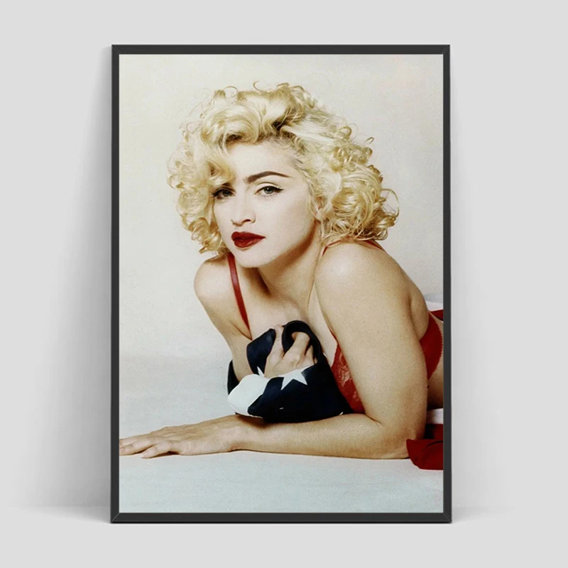 المغني الشهير مادونا سيكون ملصق ديكور المنزل غرفة الألعاب الديكور اللوحات الزخرفية اللوحة على قماش جدار الديكور