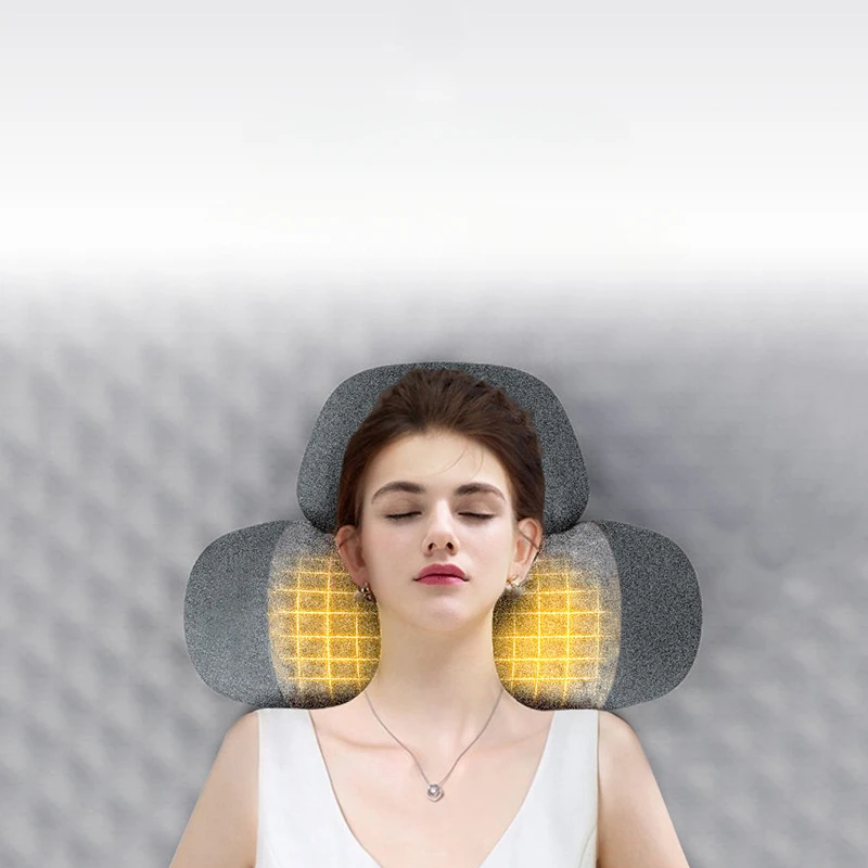 2026 New TR002-Neck Massager Pillow for Shoulder Deep Tissue ,with Heating and Traction Function Hump Corrector for Women