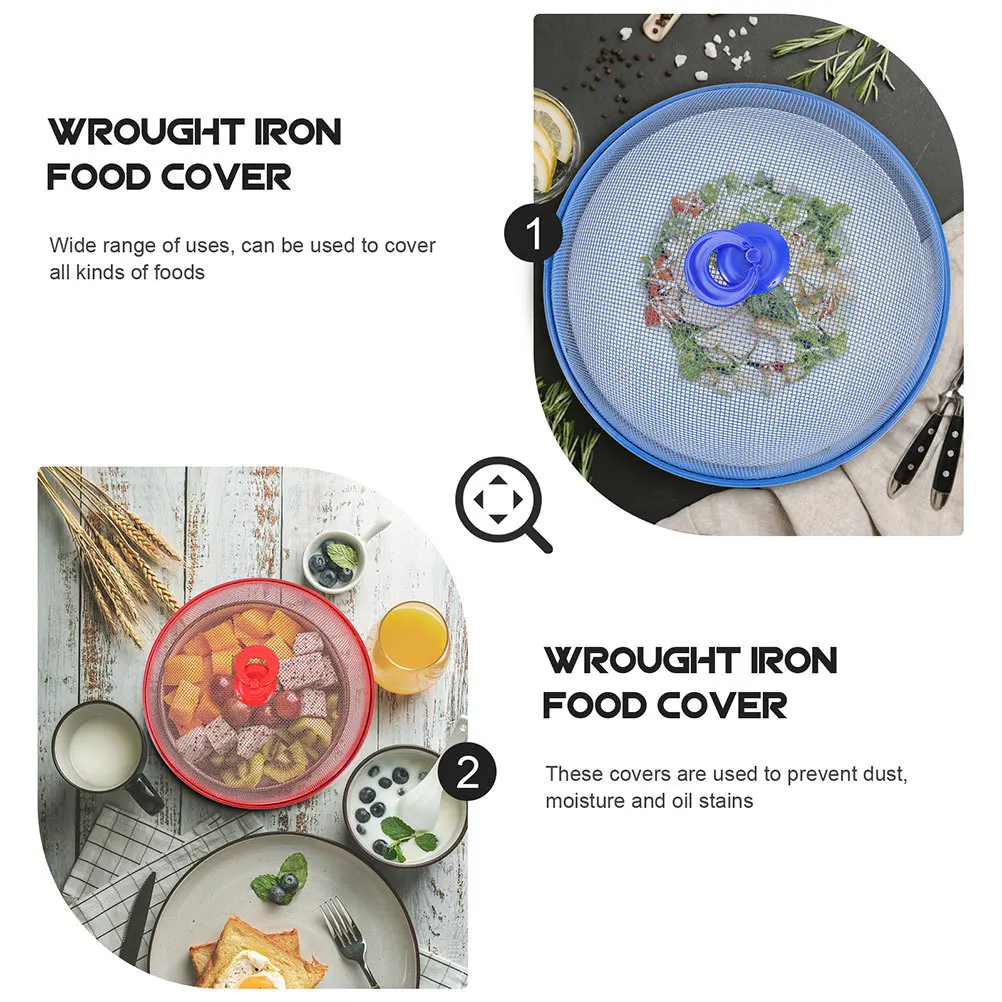 

3Pcs Multipurpose Household Dish Protectors Wind-Proof Dust Covers for Buffets Parties Wrought Covers Picnic Food Tents