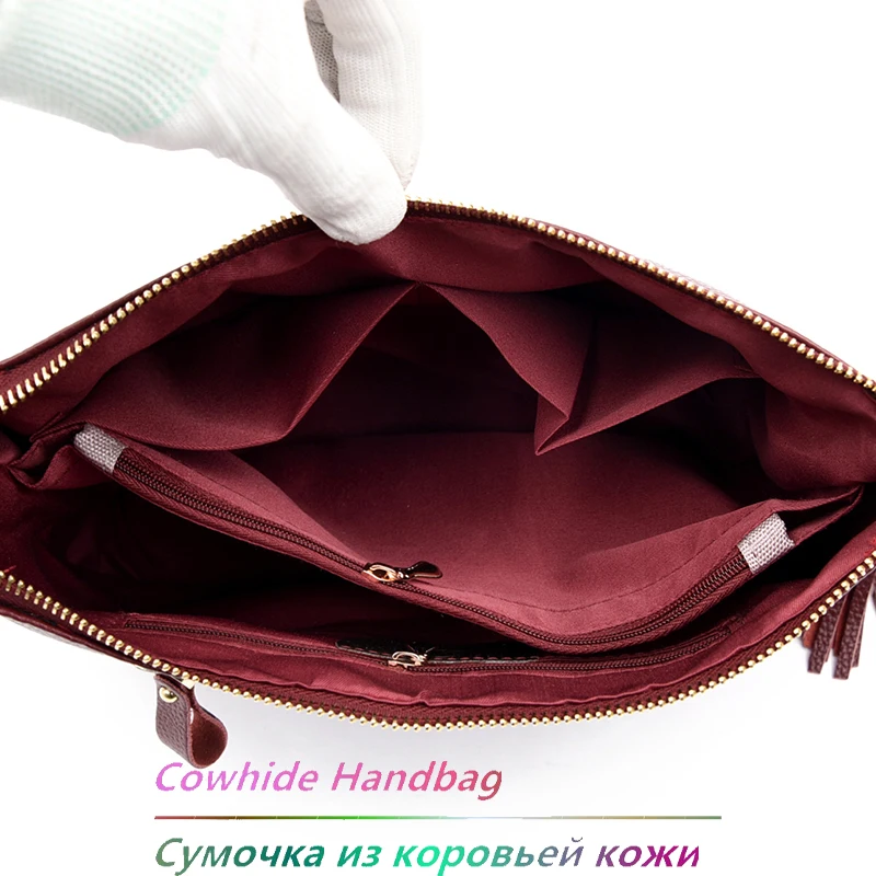 Sac fourre-tout en cuir de vachette véritable pour femme, sac à main design, haute capacité, 100% cuir, nouveau sac messager lancé, haute qualité