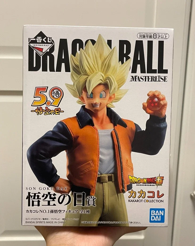 Original Bandai Ichibansho Kuj Dragon Ball Son Goku Fat Dragon Series Anime Figure Gifts Collectible Models Toys Ornaments