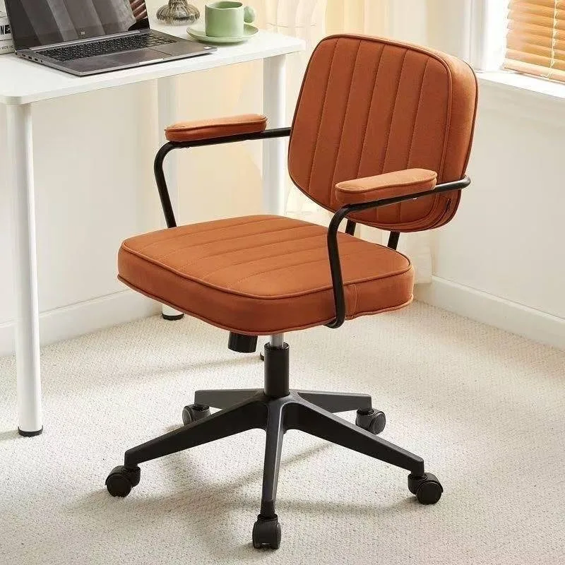 Modern Nordic simple office casual fashion thickened comfortable lazy liftable armrest computer desk back chair