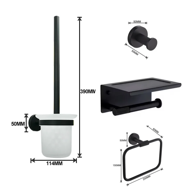 

Матовый черный латунный рифленый держатель для полотенец, крючок для халатов, полка для полотенец, держатель для туалетной бумаги, подставка для стаканов, аксессуары для ванной комнаты