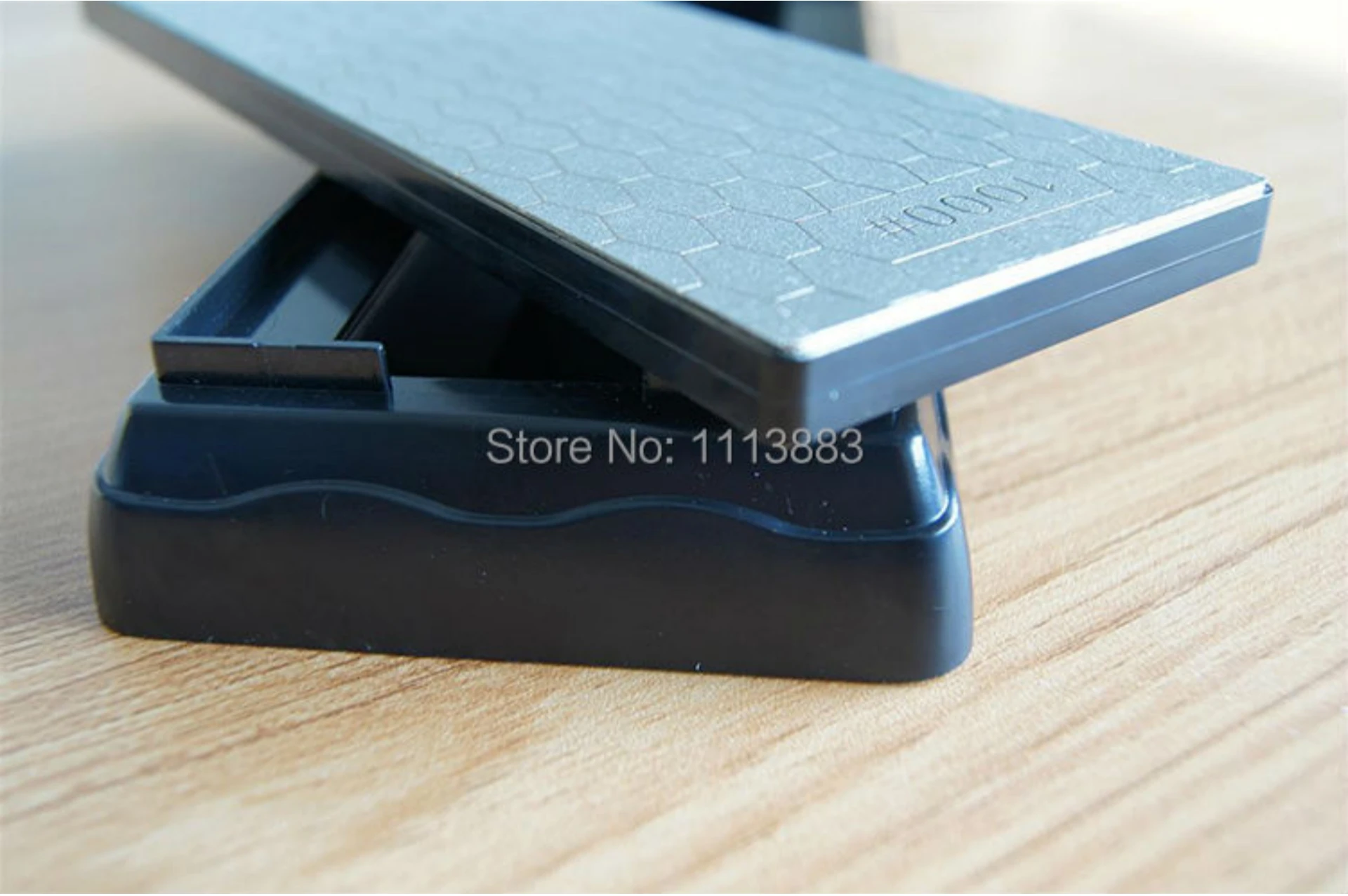 200*70mm Double-Sided 400 & 1000 Grit  Diamond Bench Whetstone Knife Sharpener Sharpening Stone with Plastic Base and Cover