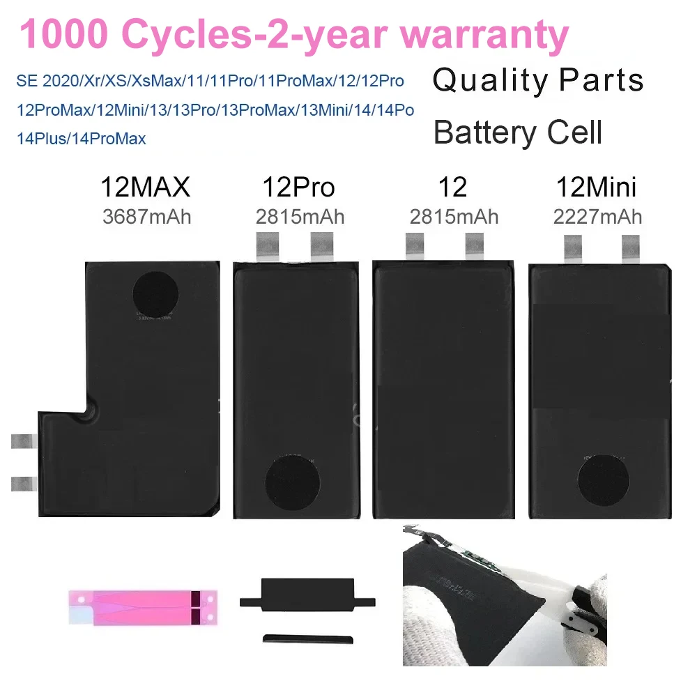 Battery Cell No Without Flex Pop Up For Apple iphone X XR XS 11 12 13 14 15 Pro Max Spot Welding Qianli Icopy Plus JC V1S Pro