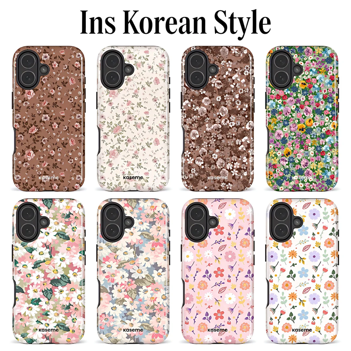 Luxury Clmj Retro Floral Phone Case for Samsung Galaxy S23 S24 S25 S26 FE Plus Ultra Edge 4G 5G Luxury Double-layer Back Cover