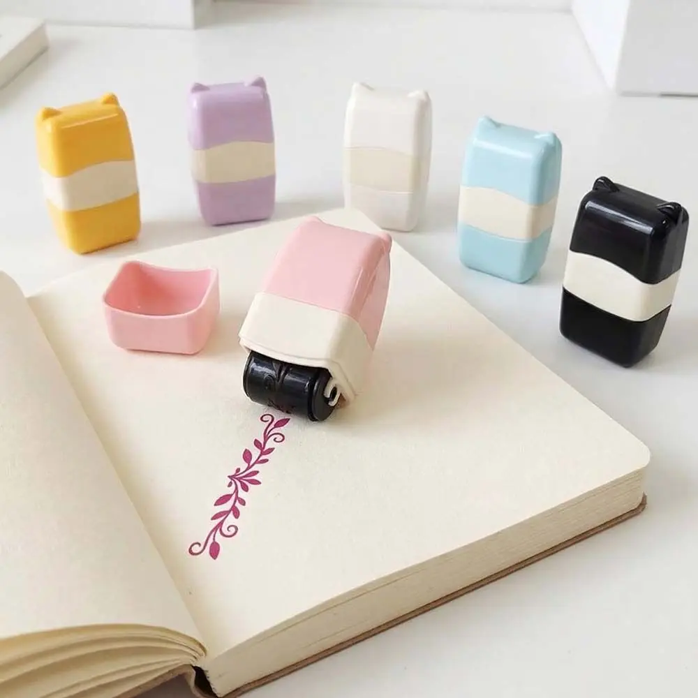 Convenient Lace Rolling Stamp Score Printing DIY Handcraft Pattern Roller Stamp Plastic Roller Sealing Painting Graffiti Gifts