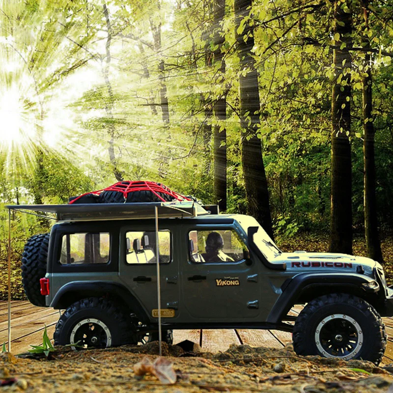 Climbing Car Off-Road Vehicle Rc Remote Control Car Accessories Tent Scx10 Roof Side Canopy Luggage Net Simulation Mood Piece