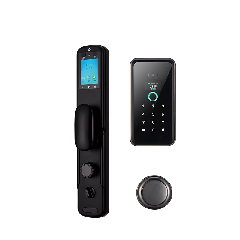 

Automatic Face Recognition Fingerprint Lock Home Security Door Visual Cat's Eye Remote Unlock Intelligent Code Lock