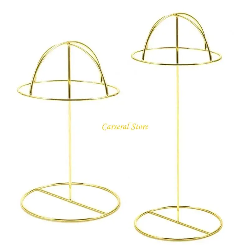 

M4YF Practical Metal Hat Display Stand Freestanding Rack Holder for Various Hats