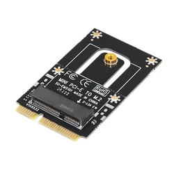 XT-XINTE A + E klucz M.2 NGFF na Mini PCI-E bezprzewodowy kompatybilny z WIFI-moduł Bluetooth m2 NGFF na mPCIE Adapter konwerter kart na PC