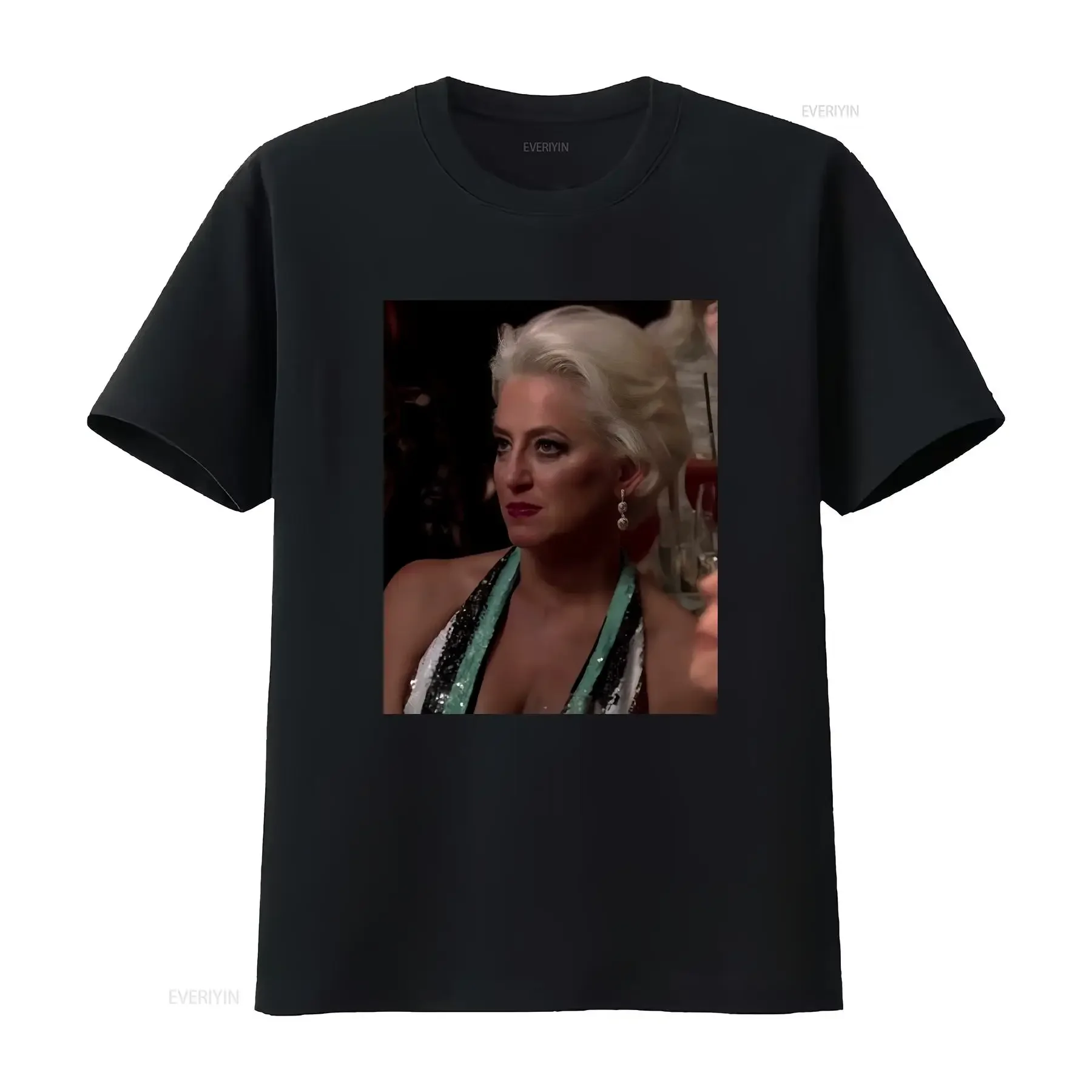 Fashion T Shirt Dorinda Medley Angry Face from Real Housewives of New York City Heavy Cotton vintage Washed Versatile