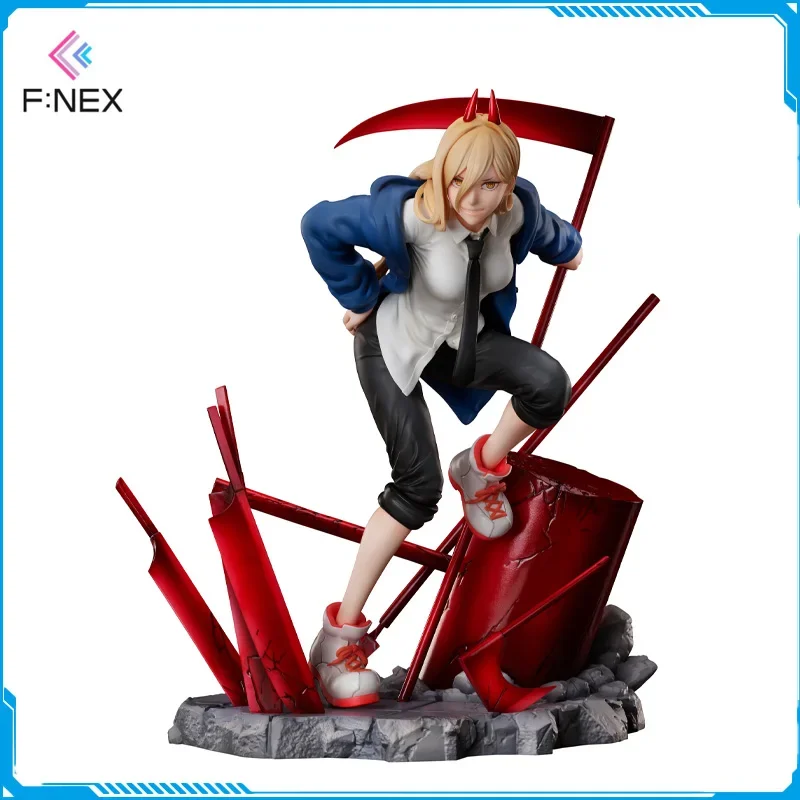 

In Stock F:NEX MAPPA 1/7 22cm CHAINSAW MAN Power New Original Anime Figure Model Toys for Boys Action Figures Collection Pvc Abs