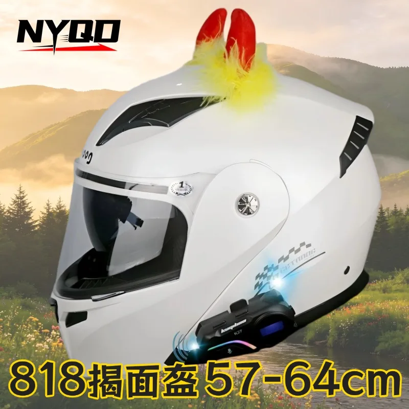 

Modular Motorcycle Helmet Bluetooth Horn Decoration Clear Sound Long Battery All Seasons Unisex