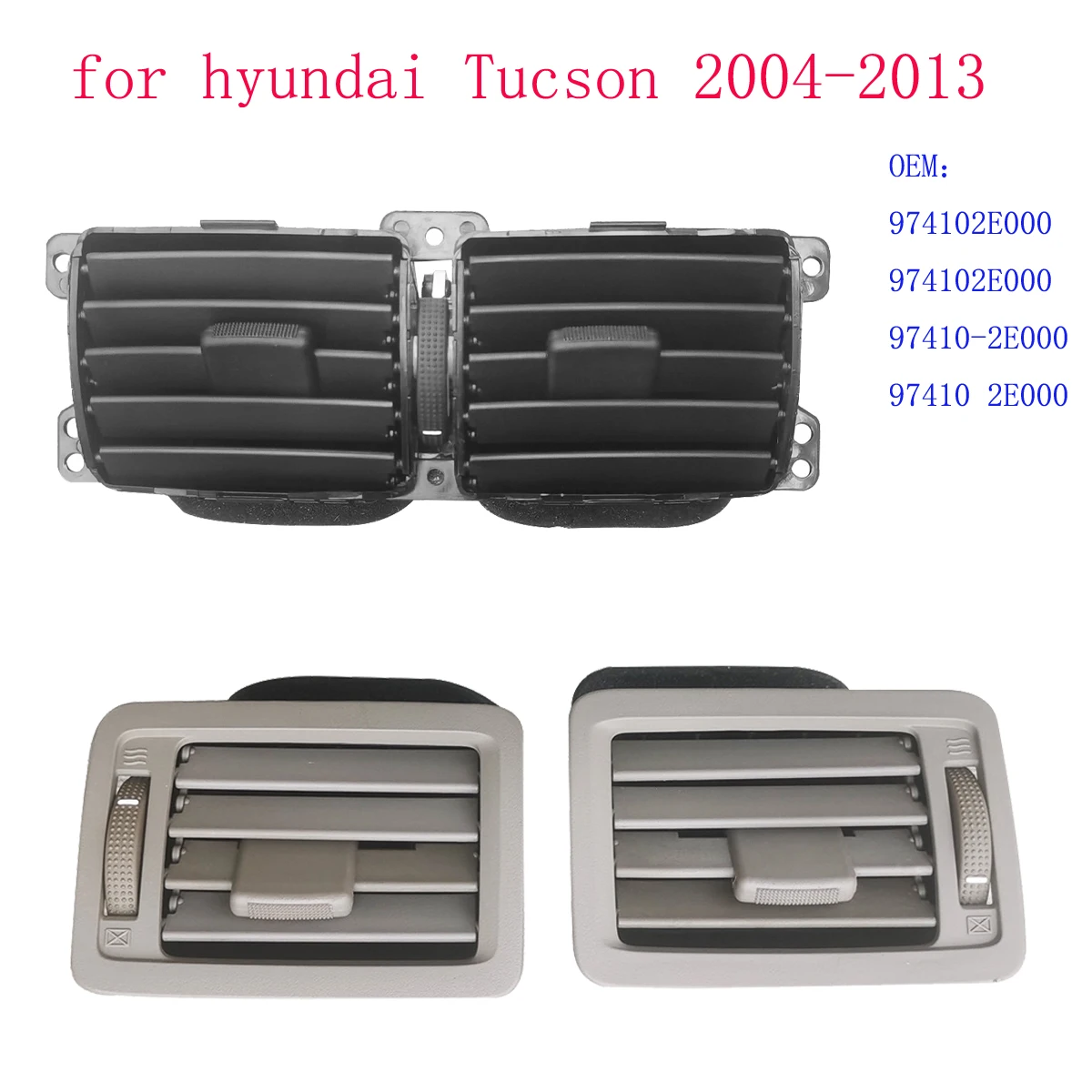 974802E000 974902E000 For hyundai Tucson 2004-2013 Instrument panel air outlet air nozzle workbench air conditioning outlet