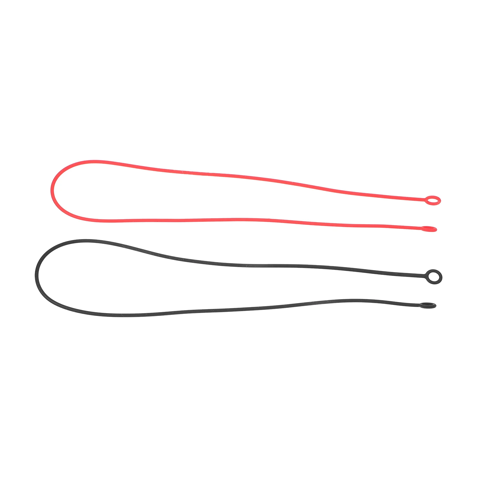 2-teiliges Silikon-Ohrstöpsel-Lanyard, Sicherheitsverbinder, Riemen, Verbindungskabel, Kopfhörer, Anti-Verlust-Halsseil, Ohrhörer-Stecker, Halter zum Aufhängen