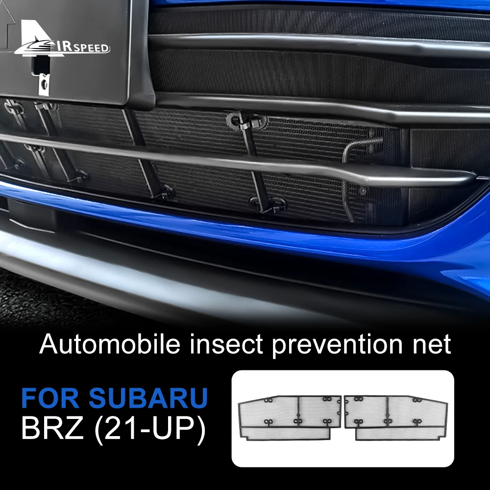 Car Insect Screening Mesh Front Grille Insert For Subaru BRZ 2021 2022 2023 2024 Stainless Steel Insert Net Accessories