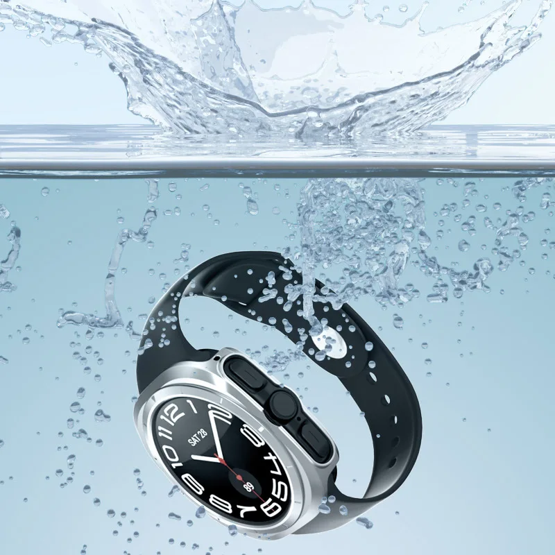 Funda protectora para Samsung Galaxy Watch 7 Ultra 47mm, sin película de pantalla, cubierta de PC, accesorios de parachoques