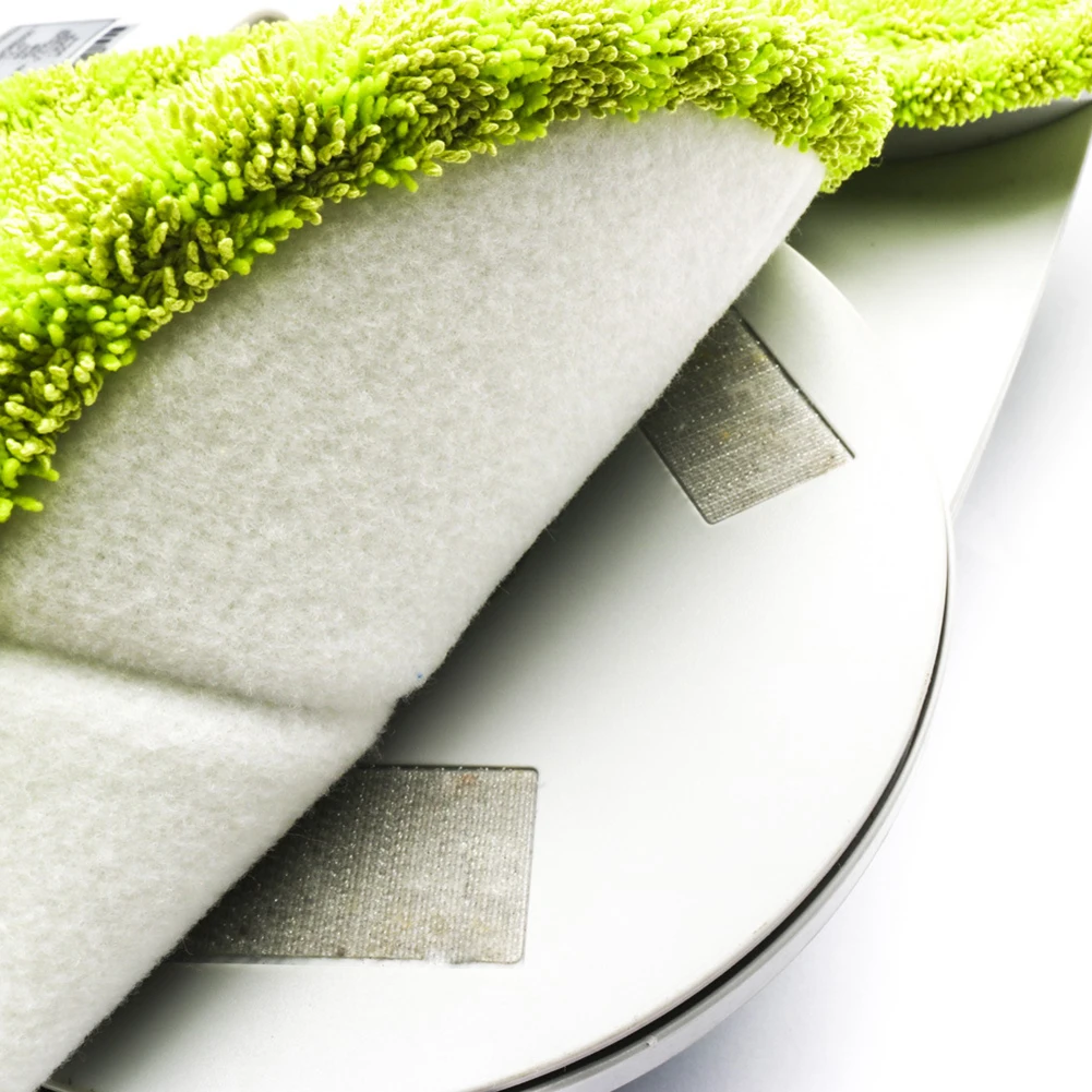 Electric Mop Replacement Pads in Round Shape Soft and Absorbent Material for Routine Floor Maintenance Set of 6/12