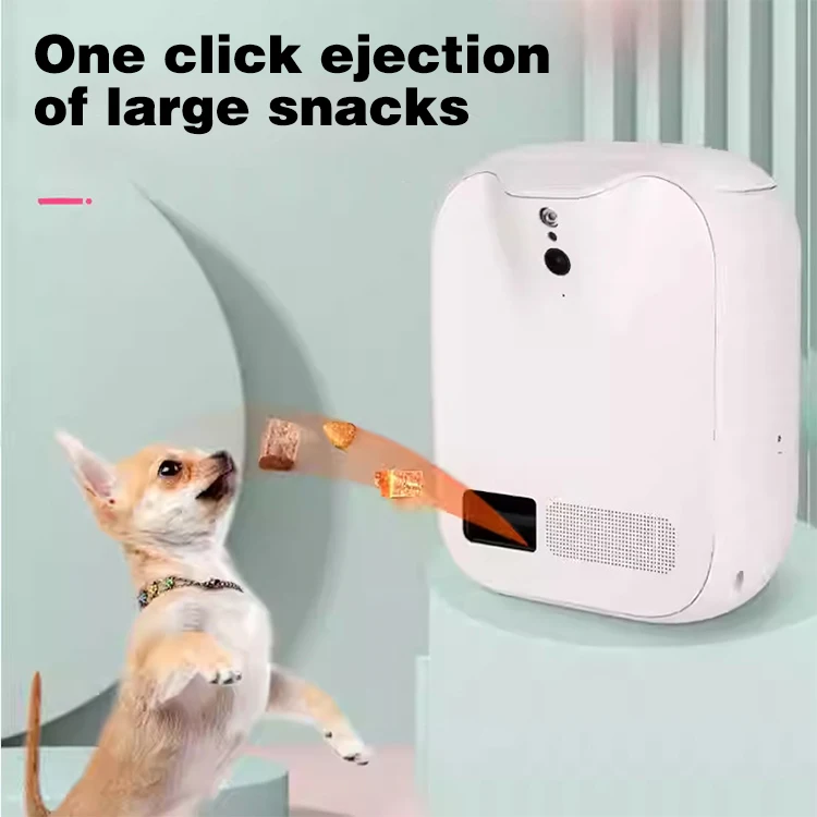 Smart Automatic Wifi Monitoring Camera Professional  Pet Interactive Pet Toys Pet Feeder Dog