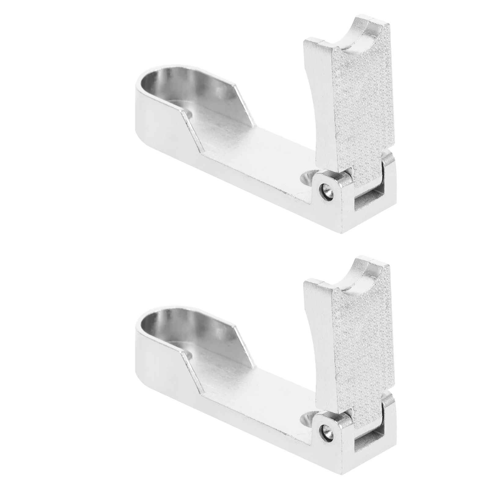 

2Pcs Flange Rod Bracket Lightweight Exquisite Workmanship Towel Rod Socket Enhanced Stability Reliability Home Decor