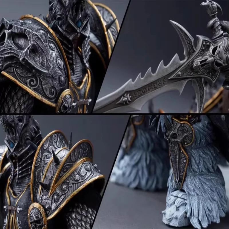 

В наличии: Коллекционная подвижная фигурка TITANTOYS Lich King Arthas Menethil Frost Knight 1/12, модель TT001, Frostmourne Warcraft