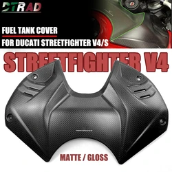 2020-2022 For DUCATI Streetfighter V4 V4S SP 2021 Accessories Motorcycle Carbon Fiber Front Fuel Tank Cap Battery Cover Fairing