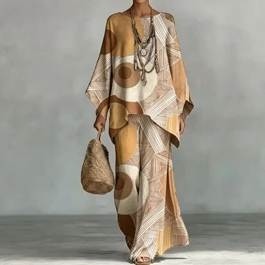 

2026 new bohemian asymmetric printing set